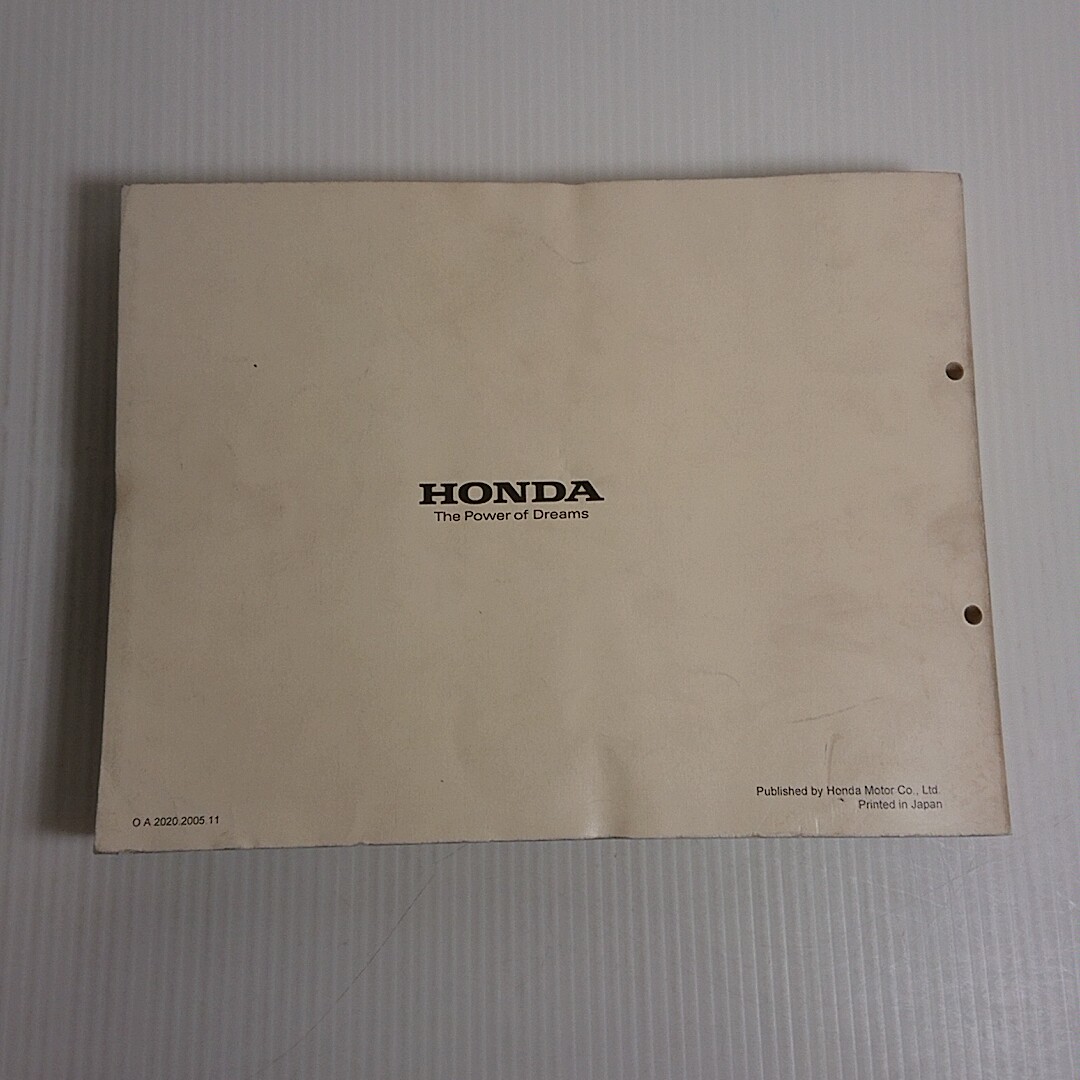 705 *STEP WGN Step WGN каталог запчастей 3 версия HONDA Honda 2005 год эпоха Heisei 17 год 11 месяц выпуск 