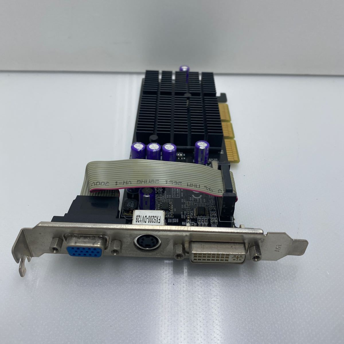 X8-01175 グラフィックカード「FX5200-DVP128LP」GeForce FX 5200搭載 AGP128MB LowPowerファンレス_画像5