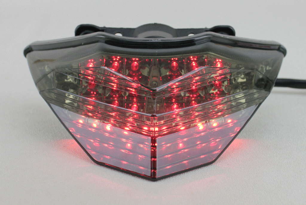 新品 ニンジャ250 EX250L LEDスモークテールランプ 2013-2017年 ウインカー内蔵 NINJA250 テールレンズ LEDテールランプ カワサキ_画像3
