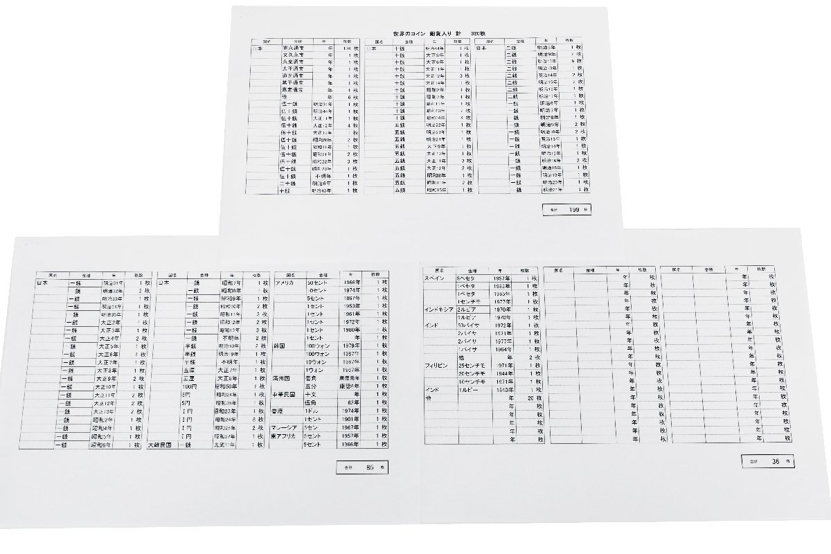 世界のコインおまとめ　銀貨入り　計320枚　アメリカ・日本・韓国他　※明細あり◆おたからや【x-A37967】_画像10