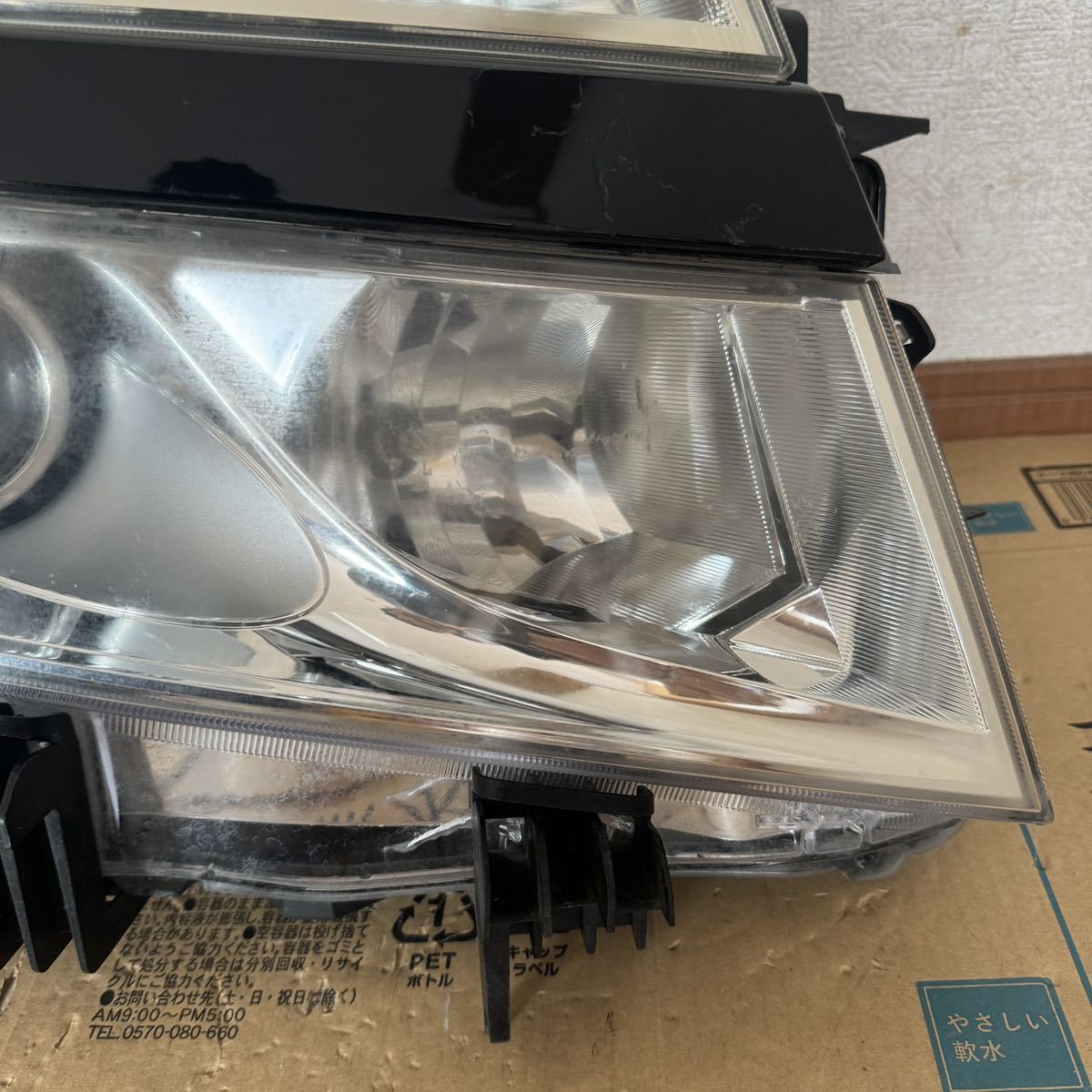 日産 純正 E52 TE52 エルグランド 前期 HID ヘッドライト ランプ 右 右側 運転席側 KOITO 100-23009の画像2