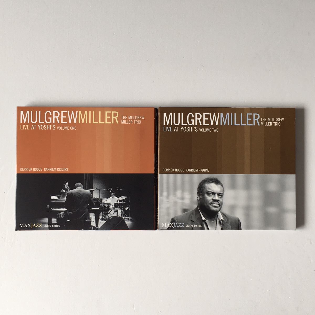 レアジャズCD The Mulgrew Miller Trio “Live At Yoshi’s Volume 1&2” 1CD+1CD Max Jazzアメリカ盤3つ折りデジパック仕様_画像1