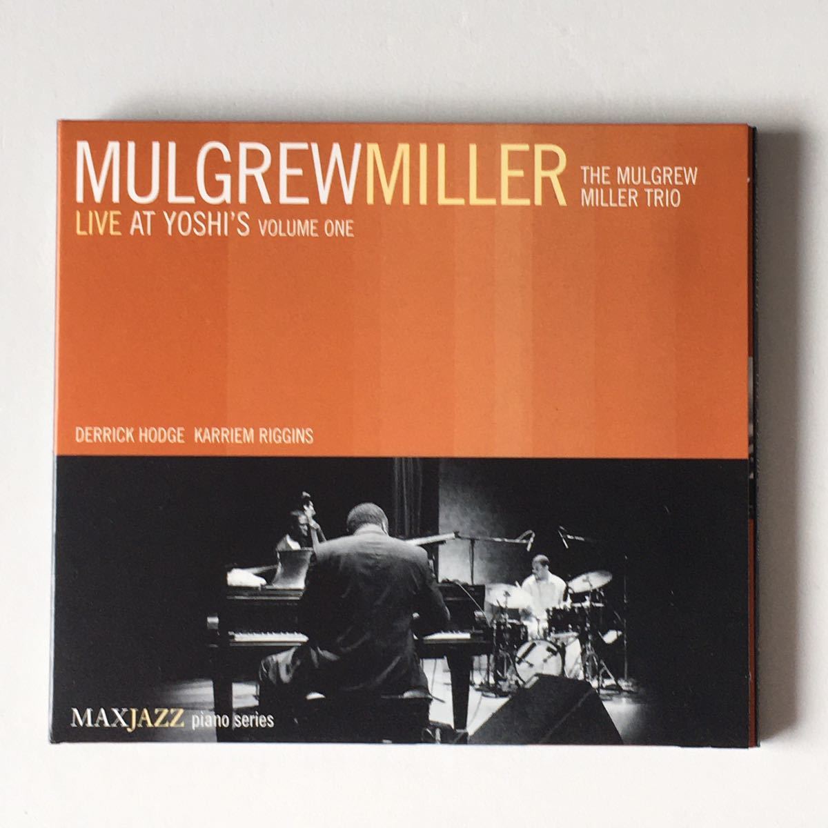 レアジャズCD The Mulgrew Miller Trio “Live At Yoshi’s Volume 1&2” 1CD+1CD Max Jazzアメリカ盤3つ折りデジパック仕様_画像3