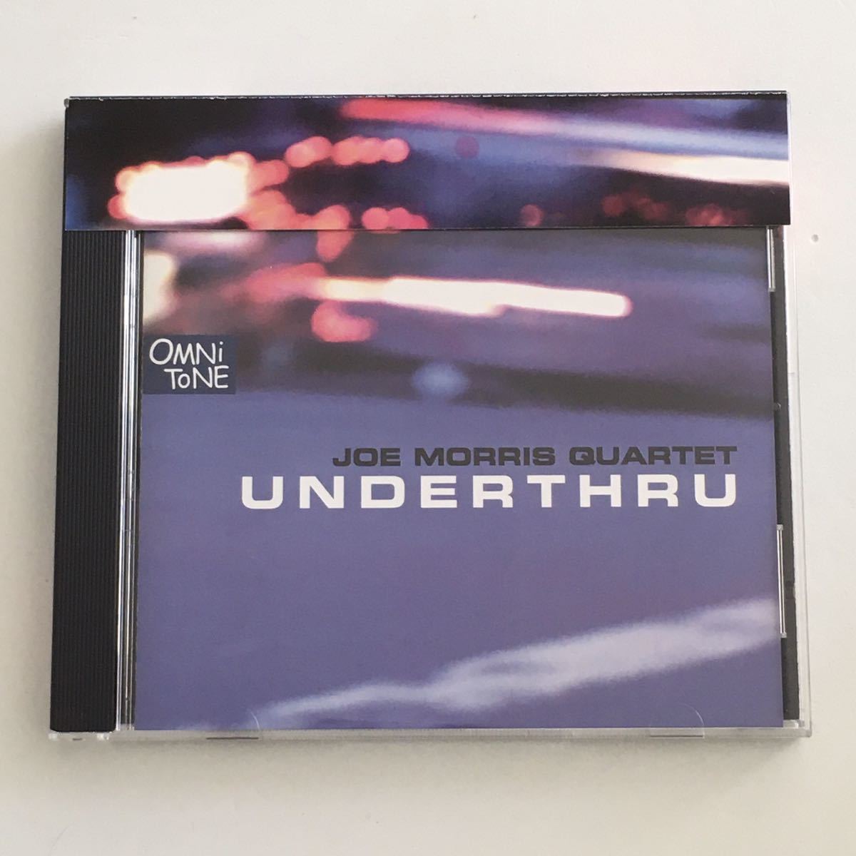 ジャズCD Joe Morris Quartet “Underthru” 1CD Omni Tone アメリカ盤帯付き_画像1