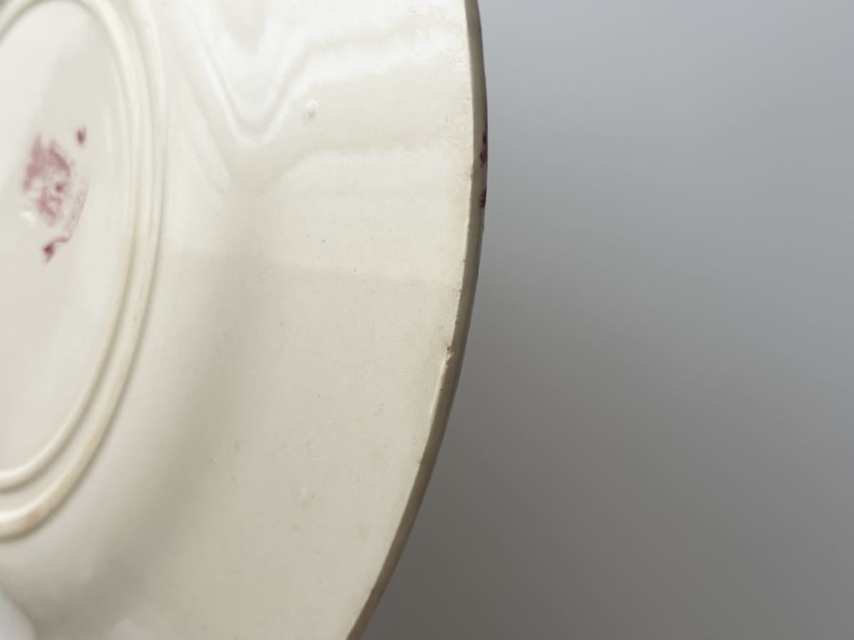 美品 フランス アンティーク 皿 Gien ジアン / 〝CACTUS〟 カクタス サボテンの平皿プレート の画像8