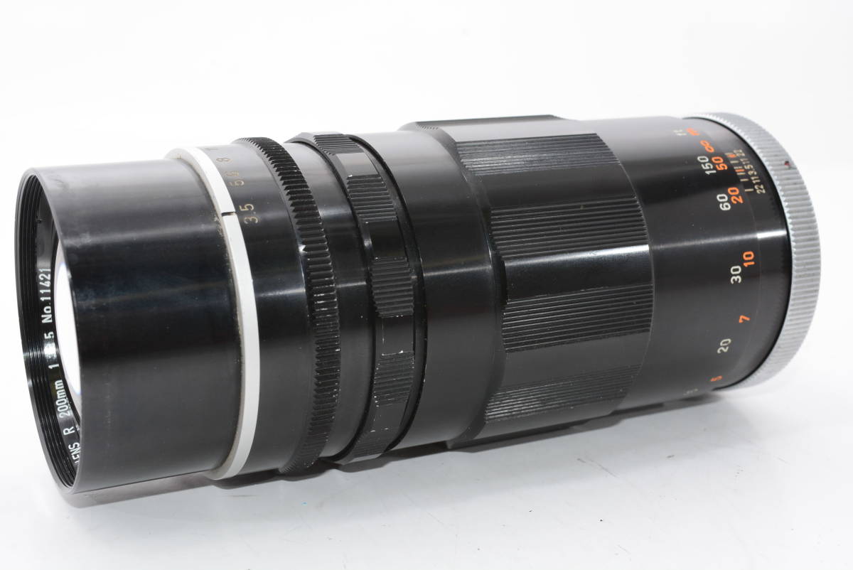 【外観並級】 キヤノン Canomatic Lens R 200mm f3.5 　#e8179_画像1