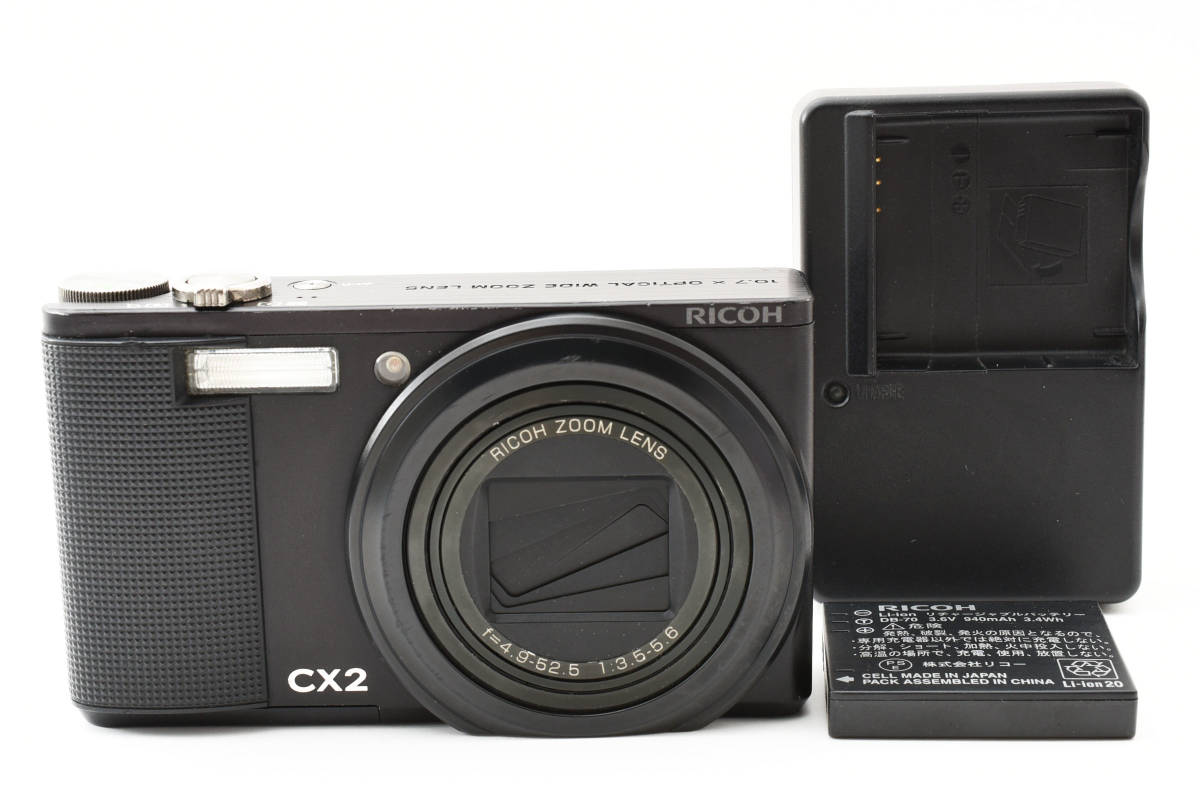 ■ 往年の名機 ■ RICHO CX2 ブラックボディ　コンパクトデジタルカメラ D258D_画像1