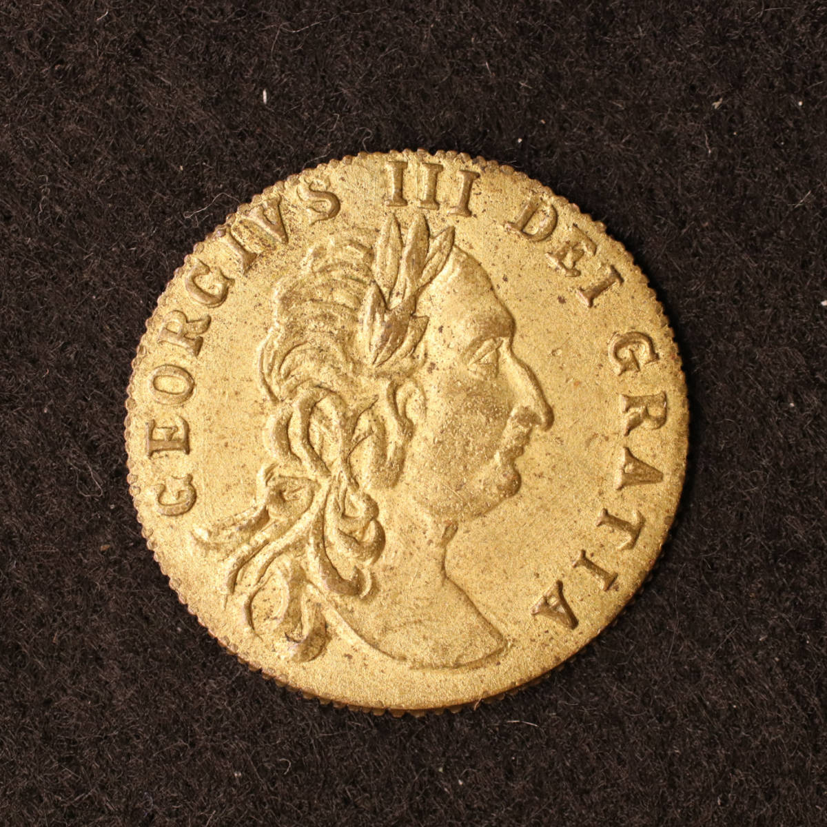 イギリス ジョージ3世 黄銅貨（1788）コイン・トークン[2499]_画像1