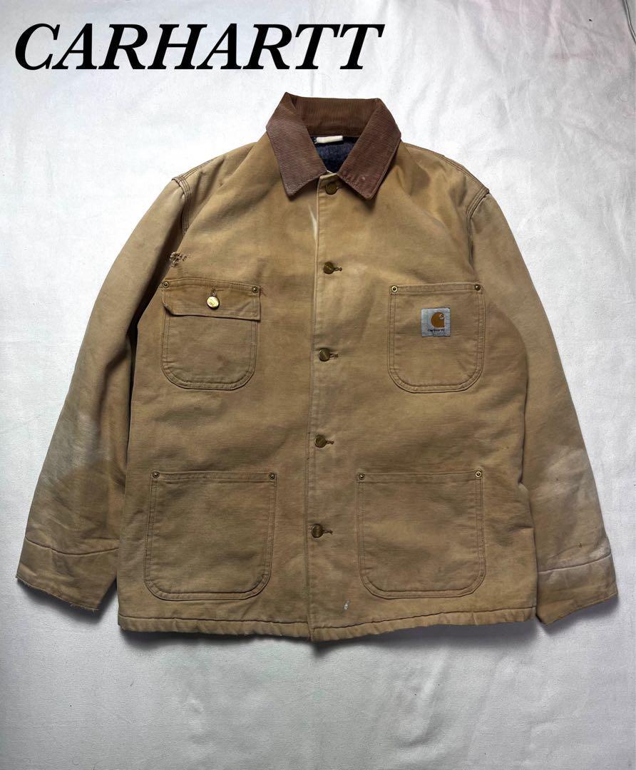 激渋 リアルエイジング Carhartt チォアコート カバーオール USA 激渋 リアルエイジング Carhartt チォアコート カバーオール USA
