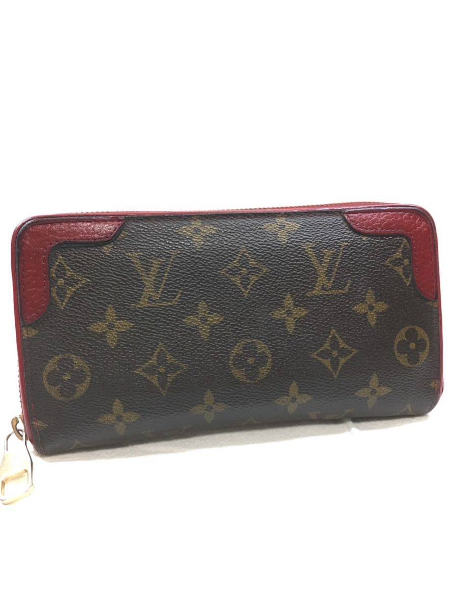 ルイヴィトン　モノグラム　レティーロ　ジッピー　ウォレット　長財布LOUIS VUITTON