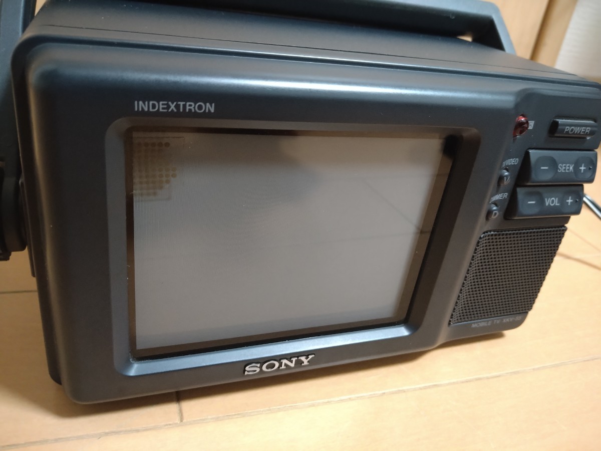 超美品 SONY CRT ブラウン管 トリニトロン 小型 XKV-55 カラーテレビ TRINITRON　レトロゲーム_画像3