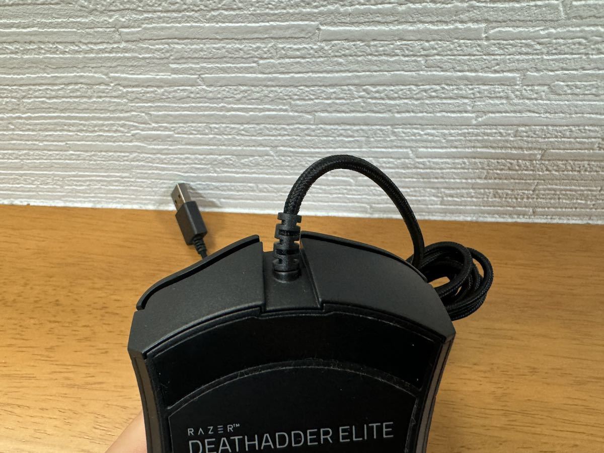 【美品】Razer レイザー DeathAdder Elite ゲーミングマウス RZ01-0201_画像4