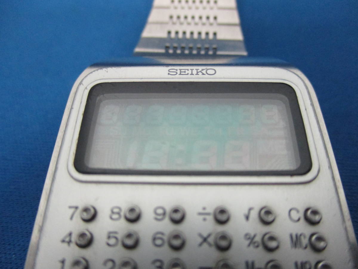 SEIKO セイコー カリキュレーター C153-5011 クォーツ デジタル 腕時計_画像3