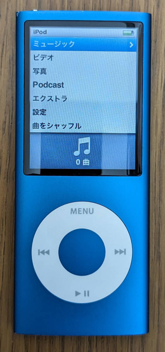 Apple iPod nano 第4世代 8G ブルー A1285_画像1
