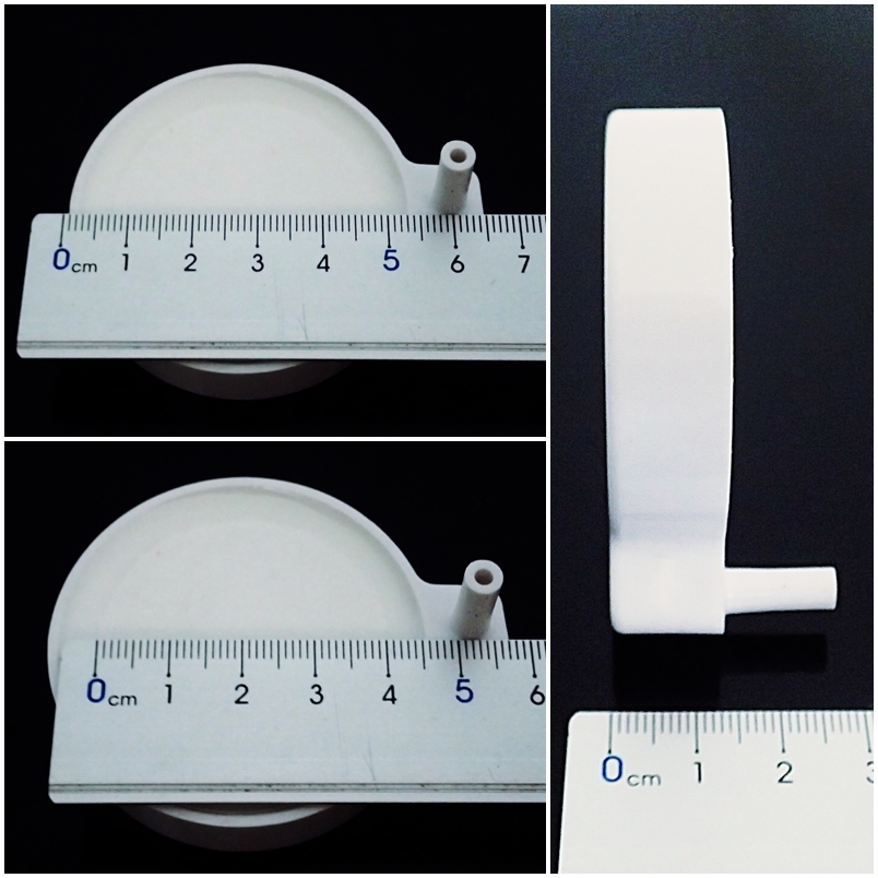 【送料込】エアーストーン 3個  ストーン部4cm  結構微細 シュリンプ・メダカ水槽のエアー供給用に 内径4mmのエアーチューブで接続可の画像2