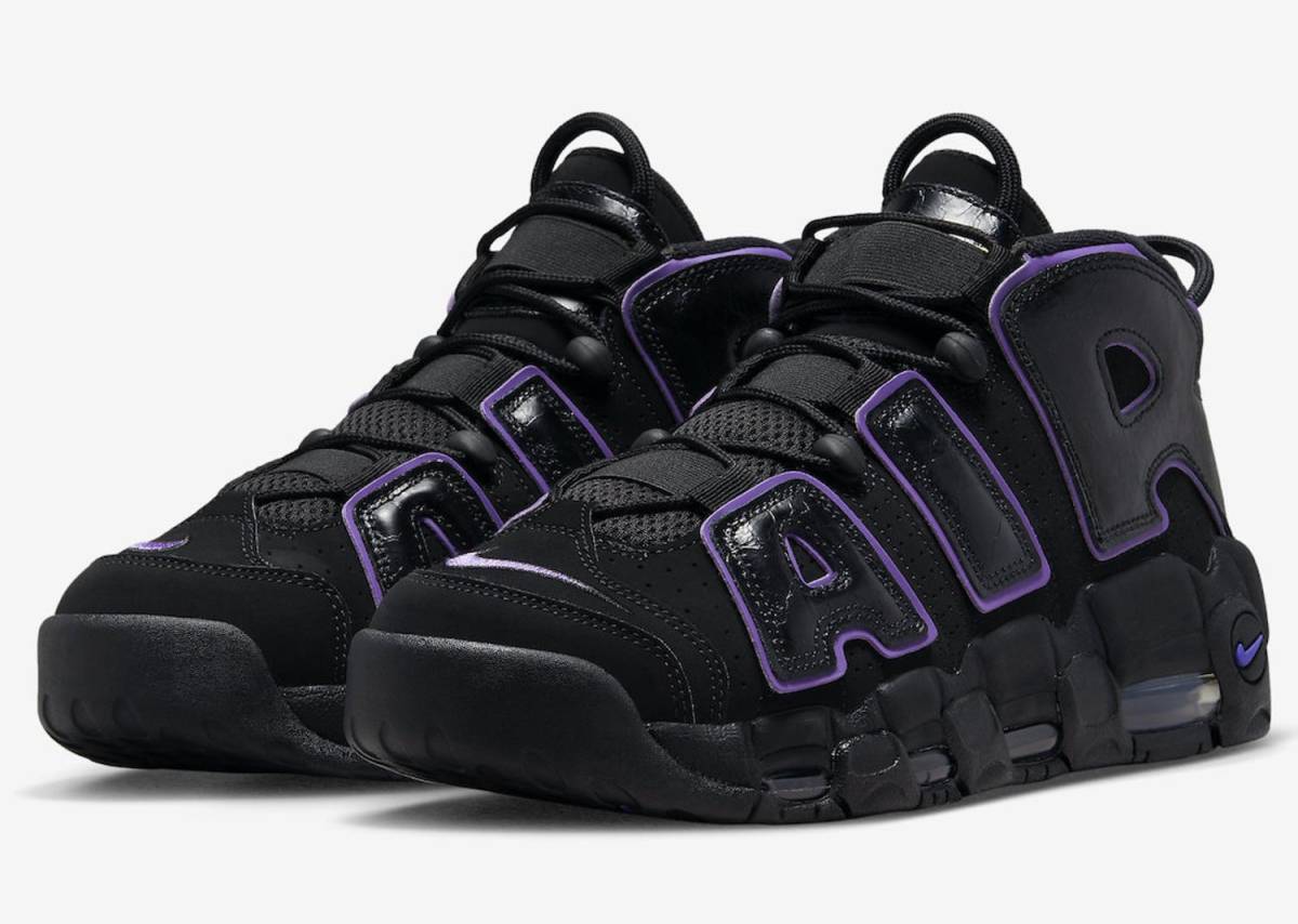 スーパーセール 50%(福袋 96 UPTEMPO MORE AIR NIKE DV1879-001 黒/紫 96 モアアップテンポ エア ナイキ 27.5cm モアテン ピッペン 復刻 27.5cm