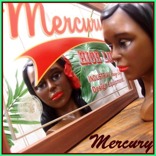  【MERCURY】 mercury/マーキュリー/パブミラー/アメリカン/雑貨/ガレージ/フォント/ロゴ_画像3