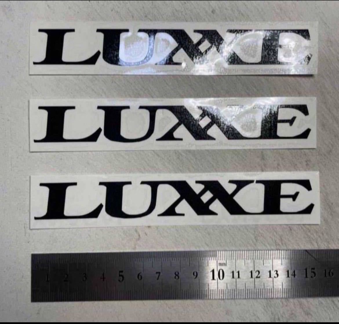 フィッシング　LUXXE 切り文字ステッカー　カッティングステッカー　防水仕様　ドレスアップ　カスタマイズ_画像1