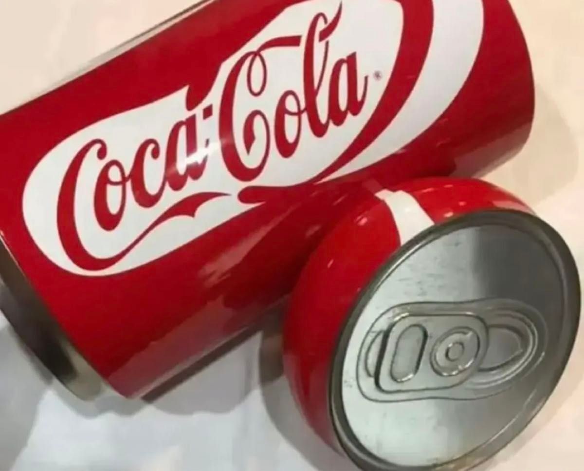 コカコーラ Coca-Cola ブリキ缶ケース インテリア雑貨 観葉植物入れ