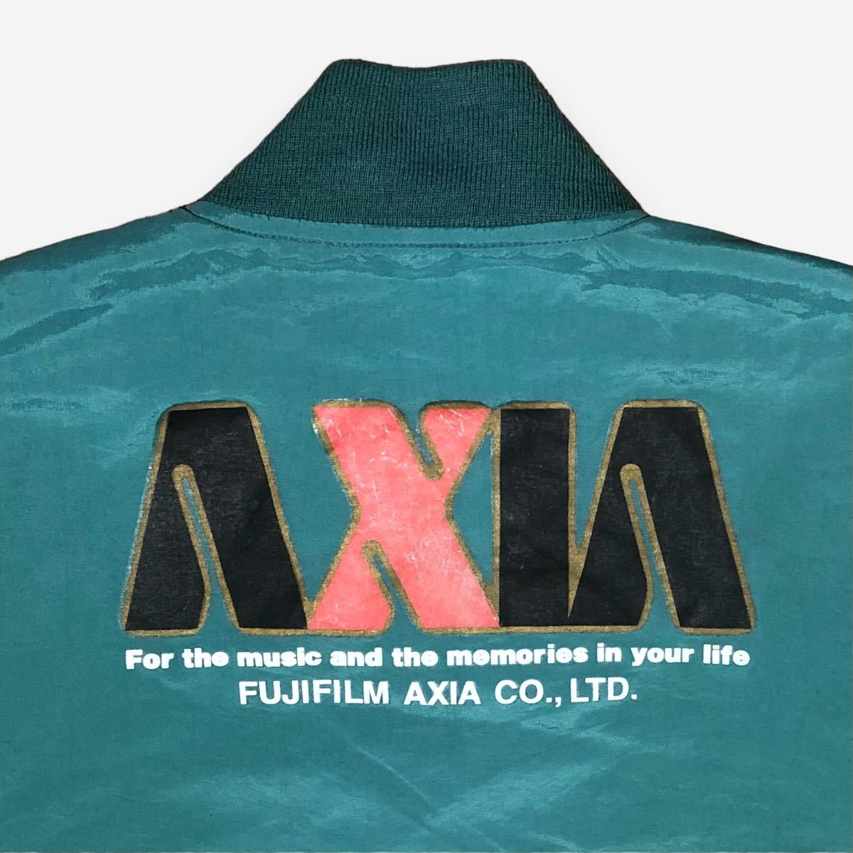 80s 90s 富士フィルム カセットAXIA ジャンパー ブルゾン 昭和 80s 90s 富士フィルム カセットAXIA ジャンパー ブルゾン 昭和