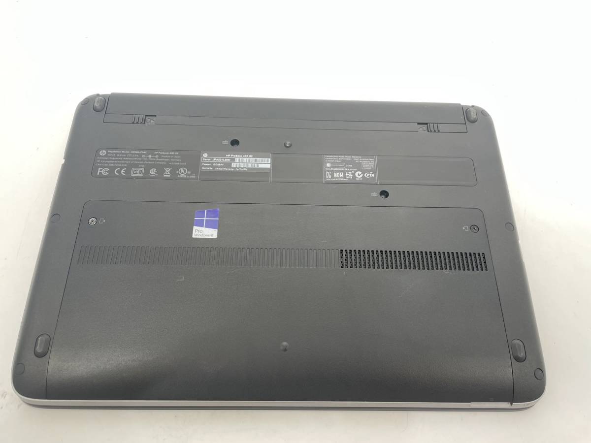 ジャンク/HP Probook 430 G2/ Intel Corei3 4030U 1.9GHz /320G /4G /13.3インチの画像6