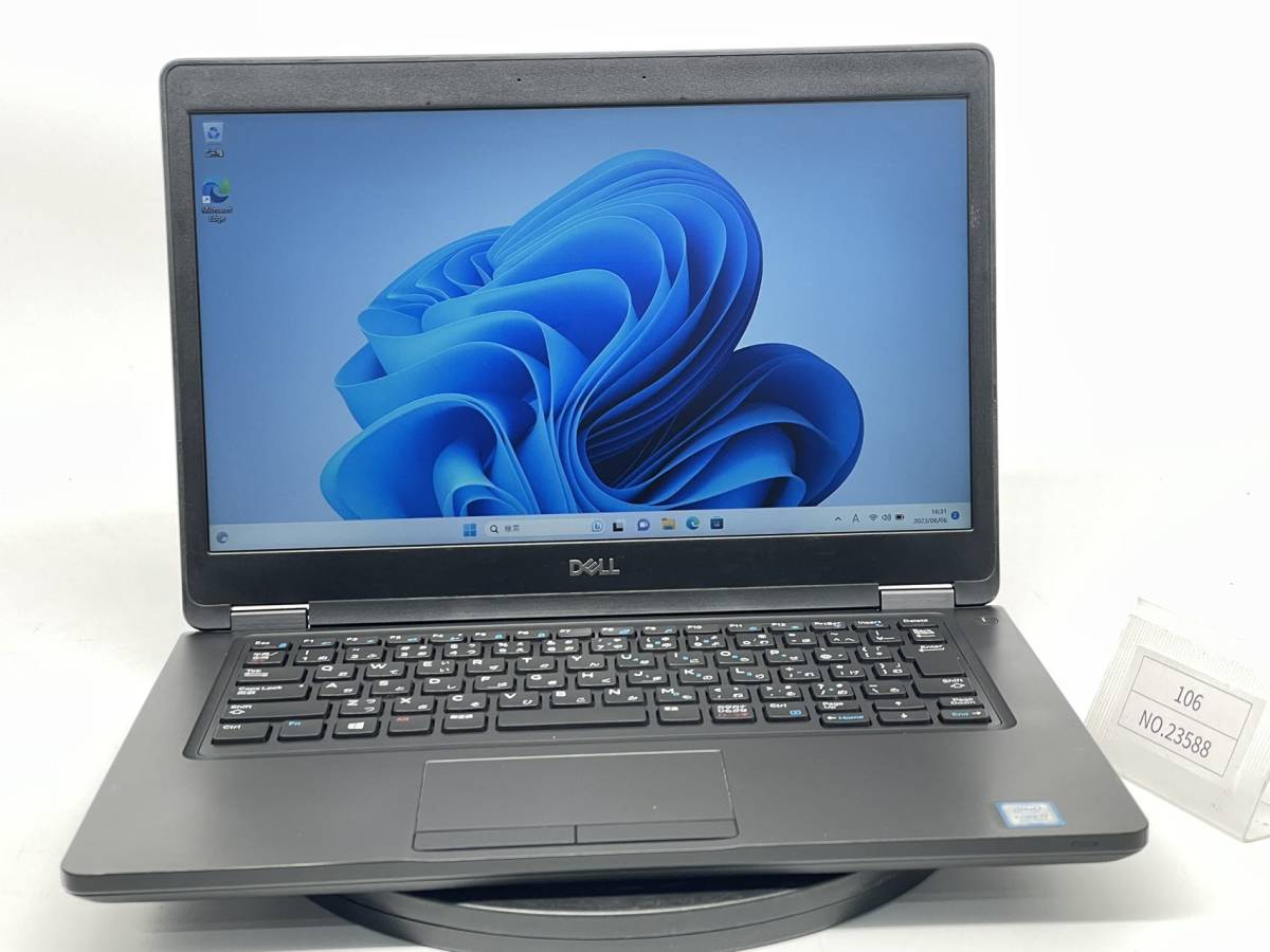 ジャンク/DELL LATITUDE 5490/ Intel　CoreCi7 8650U 1.9GHZ /512Ｇ/ 16G /13.3インチ/win11_画像1