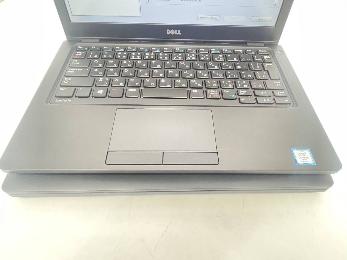 ジャンク／2台セット／DELL Latitude 5280 ／Intel Corei5-7300U2.6GHZ／ 8G ／12.5インチの画像2