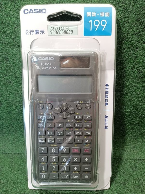  unused CASIO Casio standard scientific calculator fx-290A-N(2)