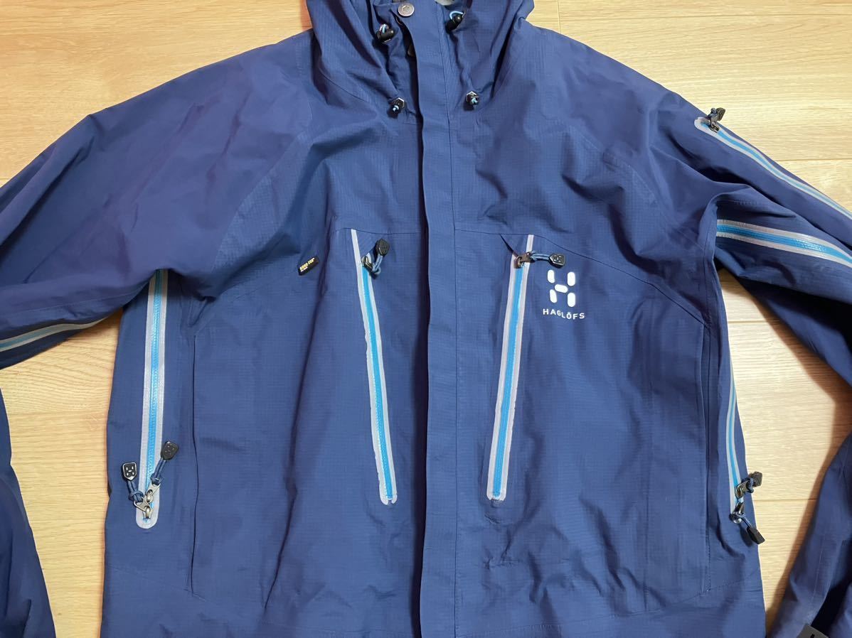 HAGLOFS ホグロフス ゴアウインドストッパー GORE-TEX ゴアテックス マウンテンパーカー Jacket ジャケット Sサイズ　登山　アウトドア_画像2