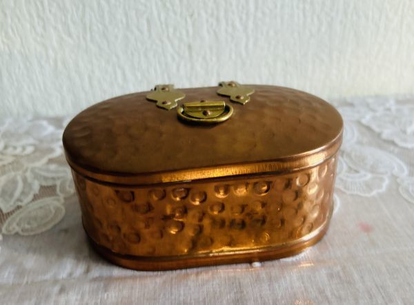  Northern Europe Sweden * copper made small stamp type case 