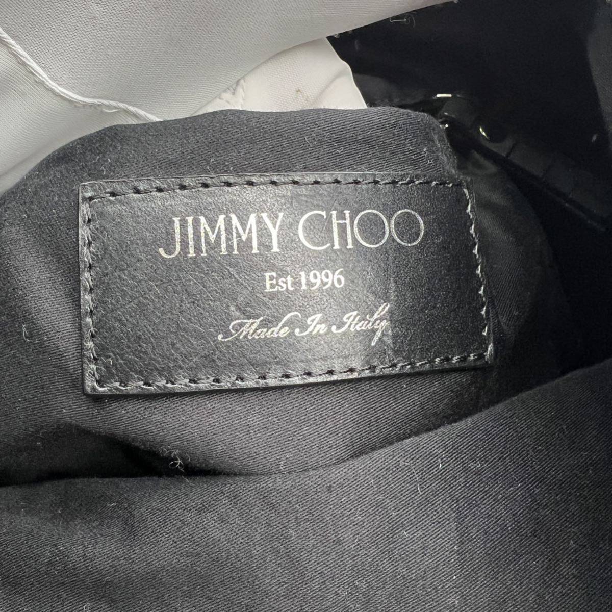 1円■使用数回/廃盤モデル■Jimmy Choo ジミーチュウ フィッツロイ クロコ リュック バックパック レザー ヌバック メンズ ショルダー_画像9