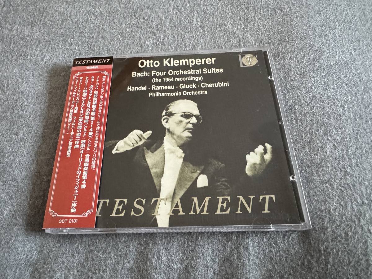 ２CD クレンペラー／ J.S.バッハ：管弦楽組曲(全4曲) & ヘンデル：合奏協奏曲第４番 他　Otto Klemperer / Bach:Four Orchestral Suites _画像1