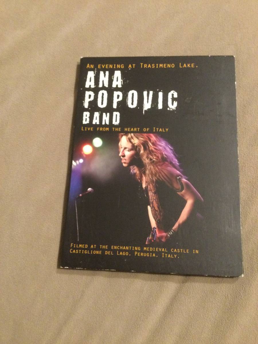 DVD ANA POPOVIC /An Evening At Transimeno Lake Live From The Heart Of Italy アナ・ポポヴィッチ_画像1