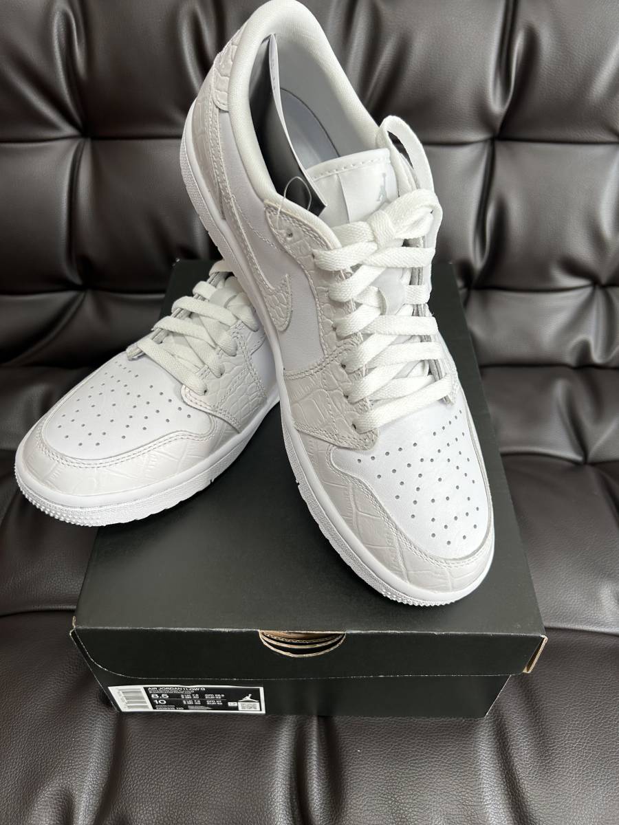 Nike Air Jordan 1 Low Golf WHITE/クロコダイル　8.5　26.5㎝_画像2