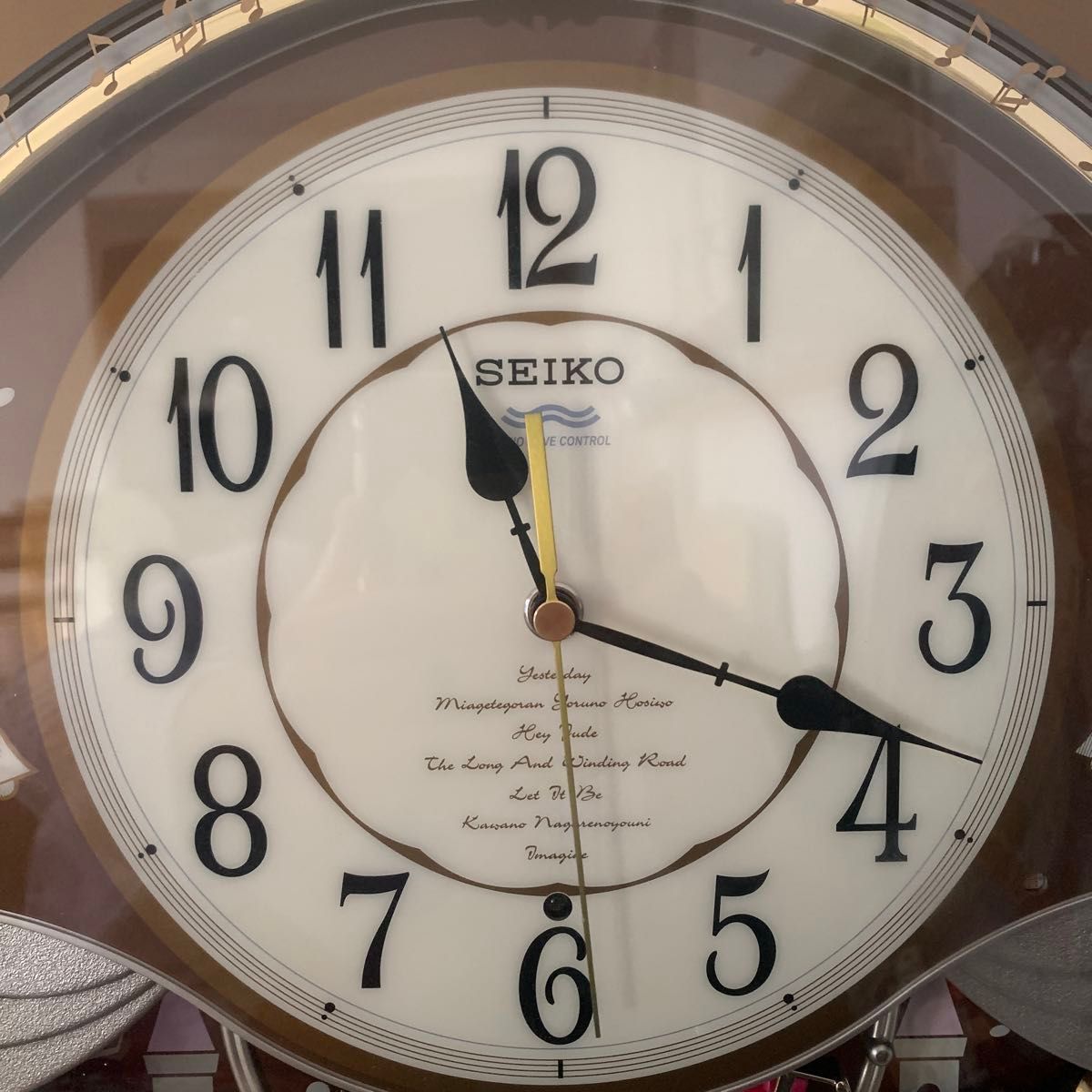 SEIKO セイコー 電波時計 壁掛け時計 からくり時計 掛け時計  難あり