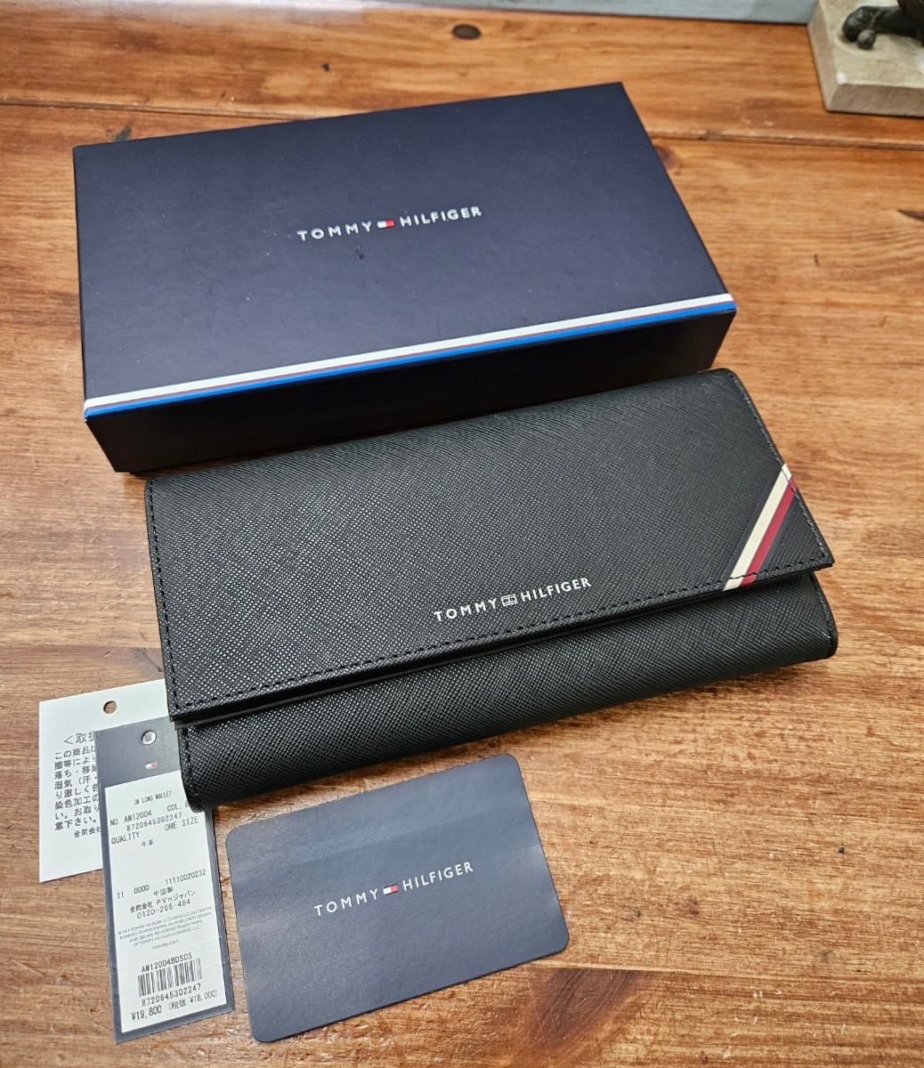 新品☆TOMMY HILFIGER トミーヒルフィガー 長財布 ラウンドファスナー