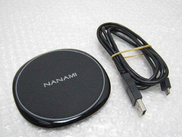 PK14677S★NANAMI★ワイヤレス充電器 Qi認証★U6★動作品★_画像1