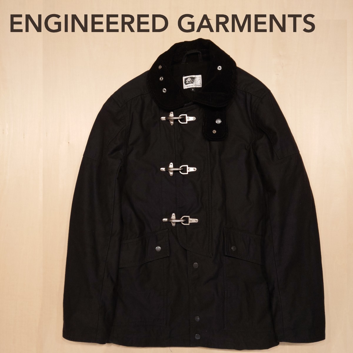 engineered garmentsfai Ya-Man jacket coat black color engineered garments USA made size S 2401