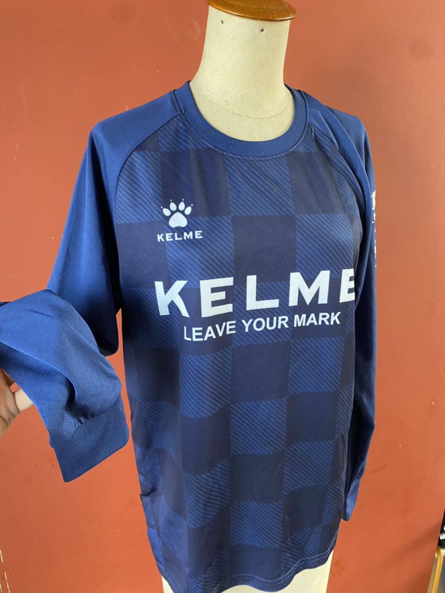 セール 即決1円 ケレメ kelme ケルメ フットサル サッカー 長袖プラクティスシャツ Mサイズ 美品_画像1