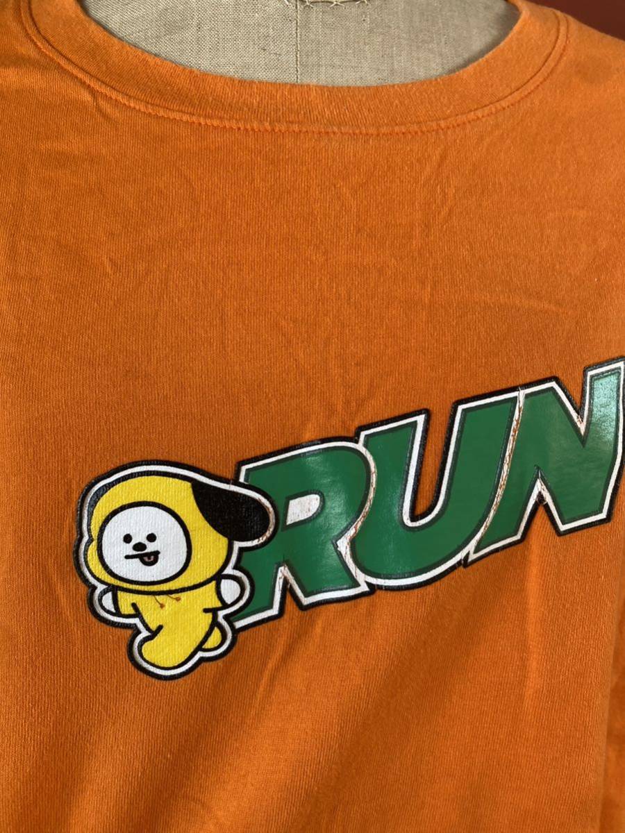 セール 即決1円 BT21 Tシャツ Lサイズ 公式品 RUN_画像2