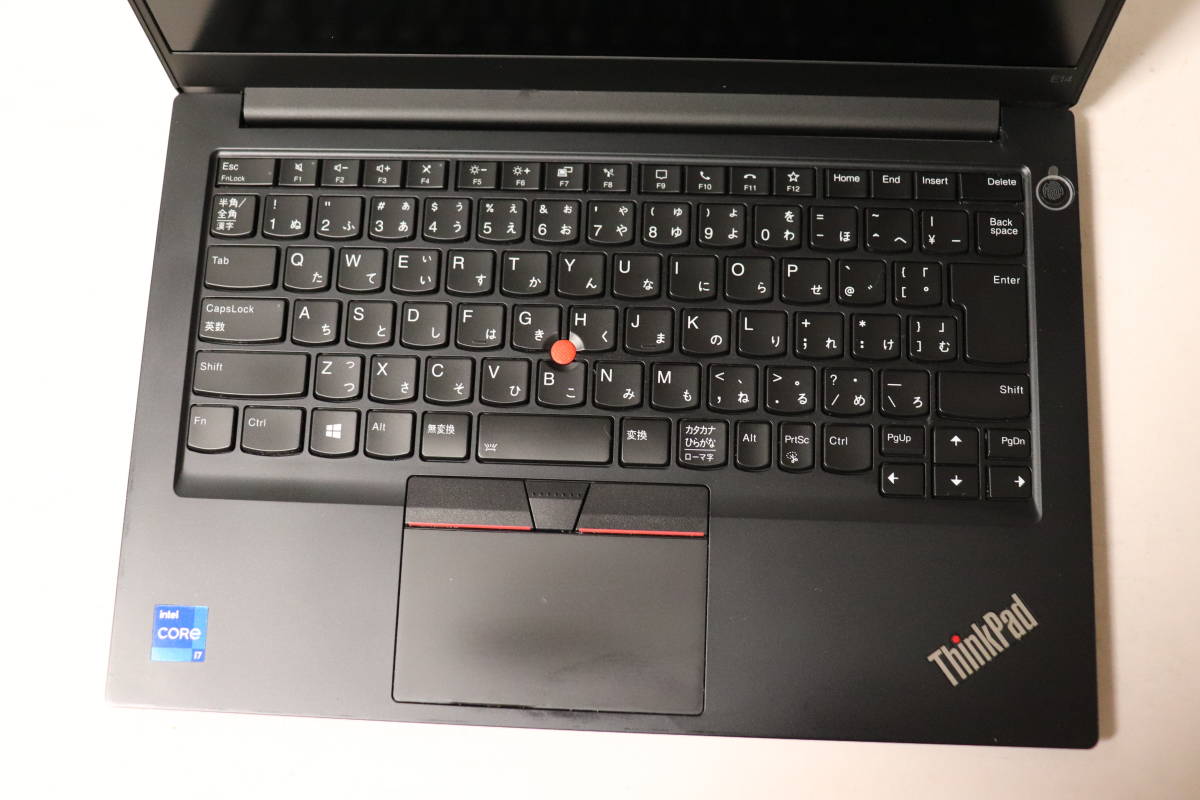 M116. Lenovo / ThinkPad E14 / 20TACTO1WW / Core i7-1165G7 / 16GBメモリ / SSDなし / 通電確認・ジャンク_画像2