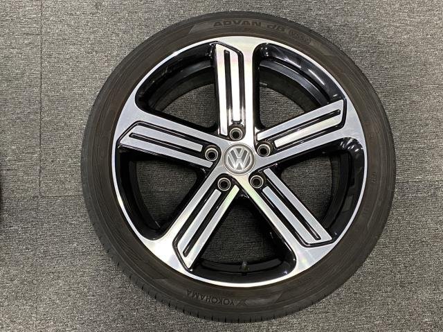 フォルクスワーゲン ゴルフR ヴァリアント ABA-AUCJXF 純正 夏タイヤホイール 4本セット (18x7.5J+49 112-5H) (225/40R18) (VW/AUDJHF_画像5