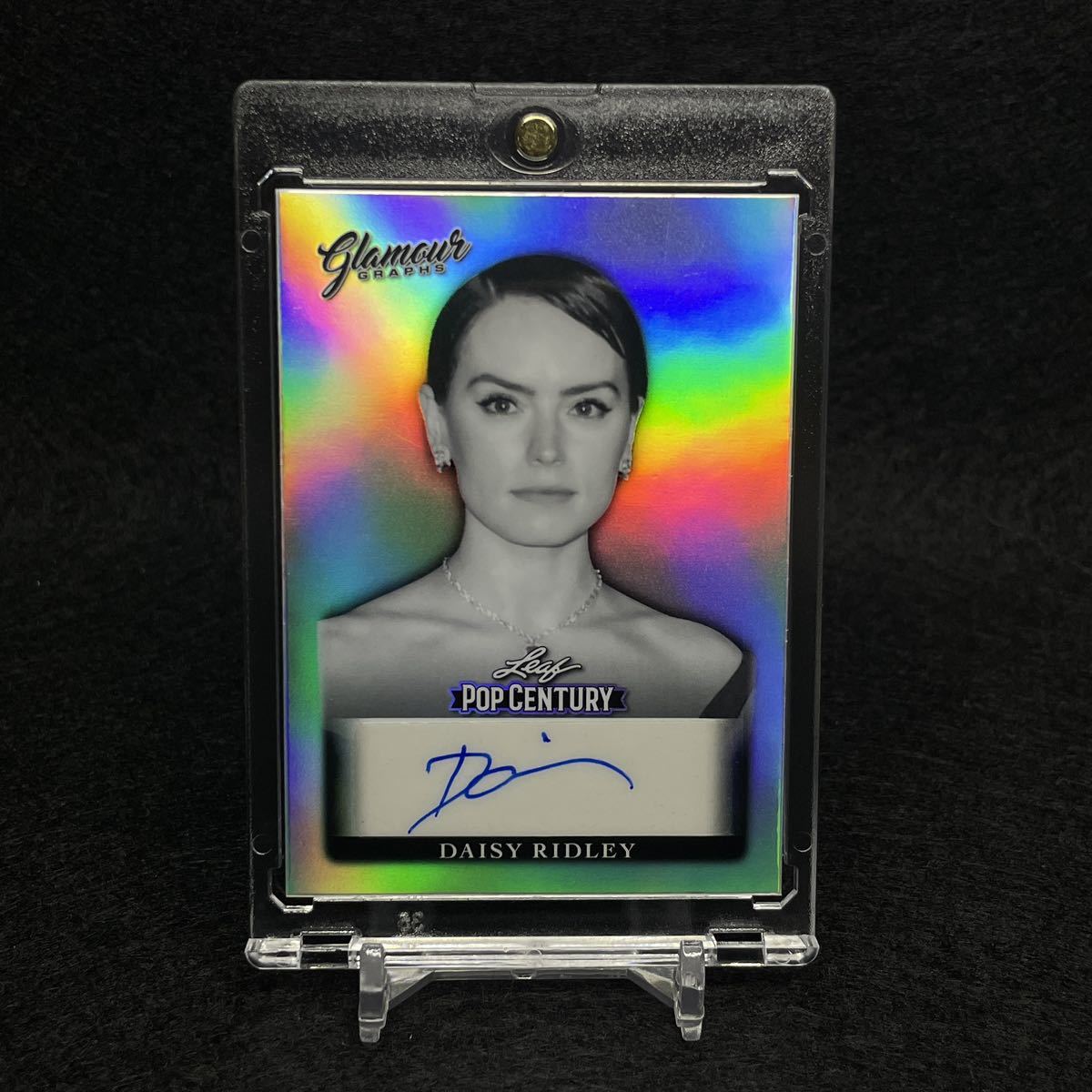 2022 Leaf Pop Century Daisy Ridley デイジー・リドリー 直筆サインカード レイ役 シルバーパラレル 世界20枚限定 topps star wars chrome_画像1