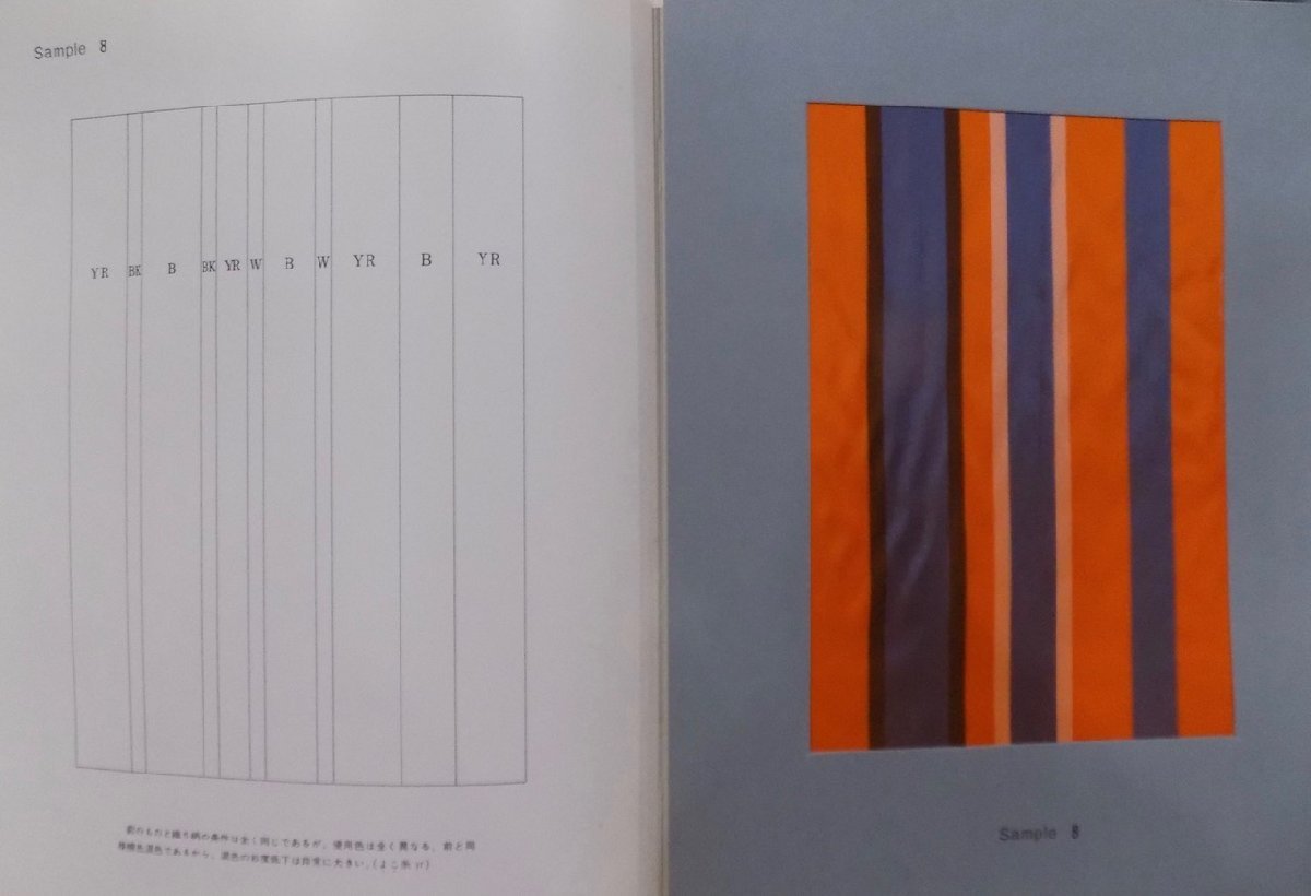「混色と配色」／山崎勝弘著／実物織物サンプル21種貼付／カラースライド付／昭和47年／衣生活研究会発行／限定200部_画像5