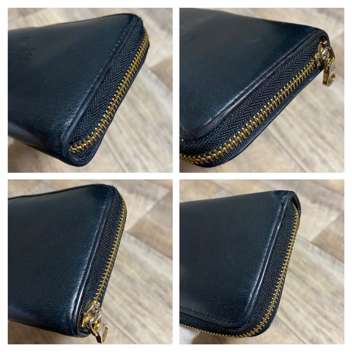 本物 LOEWE ロエベ ヘリテージ ロゴ レザー ウォレット 長財布 本物 LOEWE ロエベ ヘリテージ ロゴ レザー ウォレット 長財布