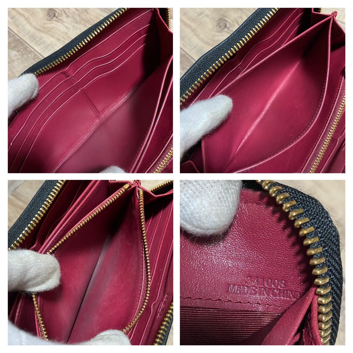 本物 LOEWE ロエベ ヘリテージ ロゴ レザー ウォレット 長財布 本物 LOEWE ロエベ ヘリテージ ロゴ レザー ウォレット 長財布