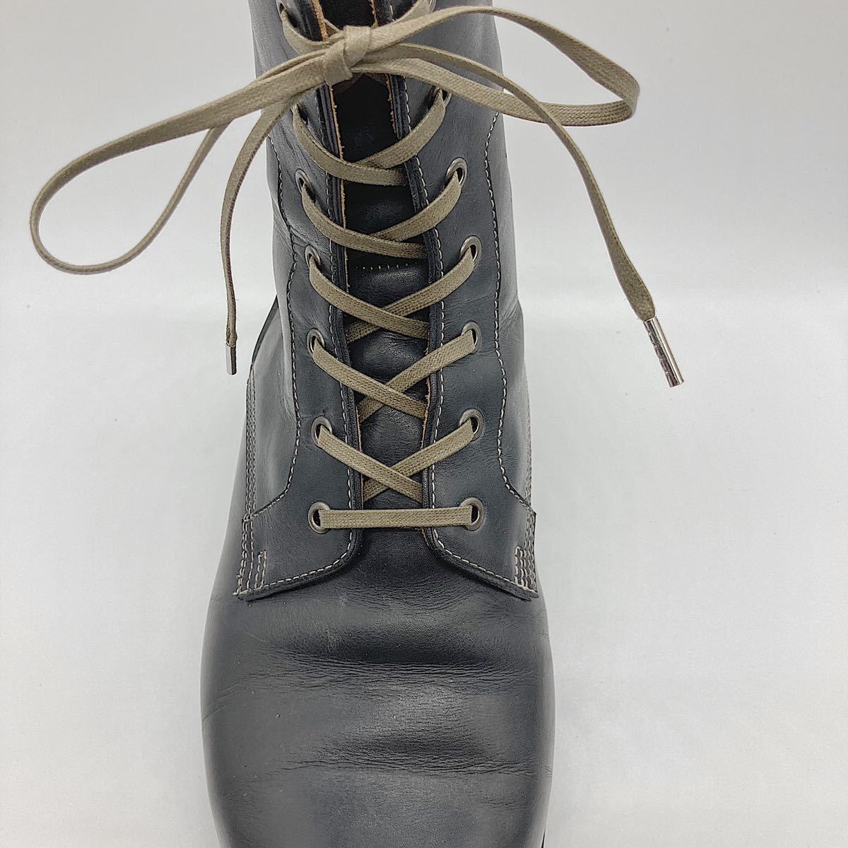 【Shoelace LABO】Waxed Cotton Flat Laces5.0mm/ロー引き平紐5.0mm/121cm〜200cm/靴紐 革靴 シューレース オーダー ブーツ_画像2
