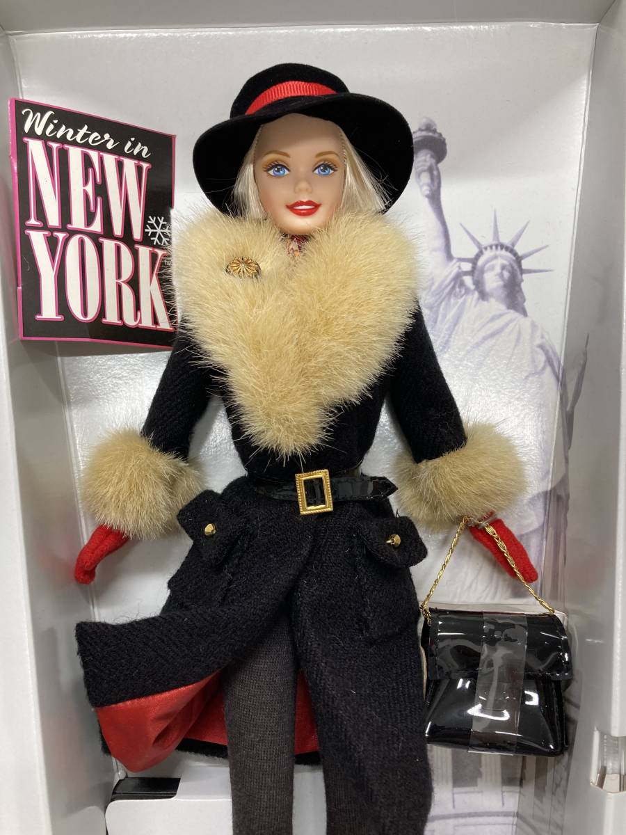 【35362】希少！未使用品　Barbie　バービー人形（Wintercollection Winter in NEWYORK） MATEL　USA　1990年代_画像4