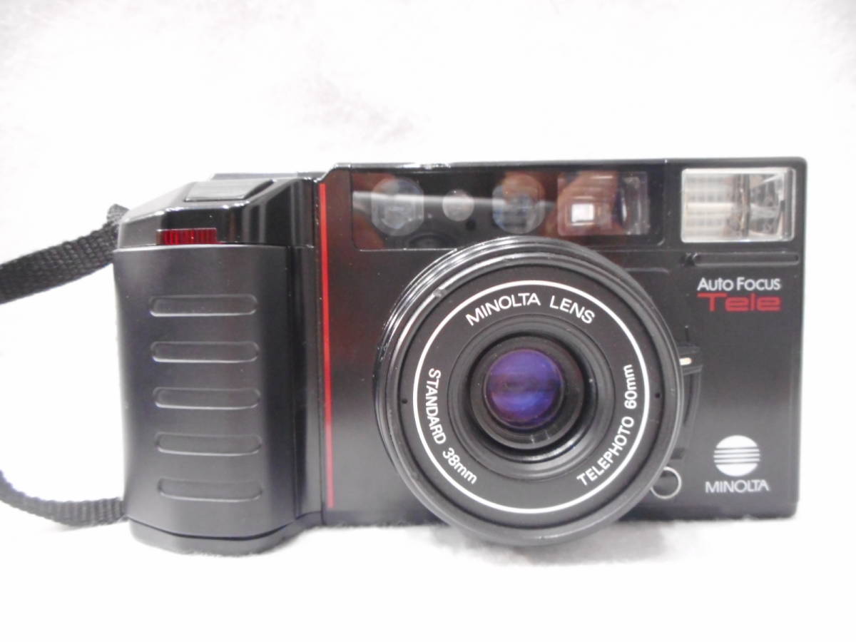 ☆MINOLTA ミノルタ カメラ Auto Focus Tele AF-Tele ジャンク USED品 ケース入りの画像2