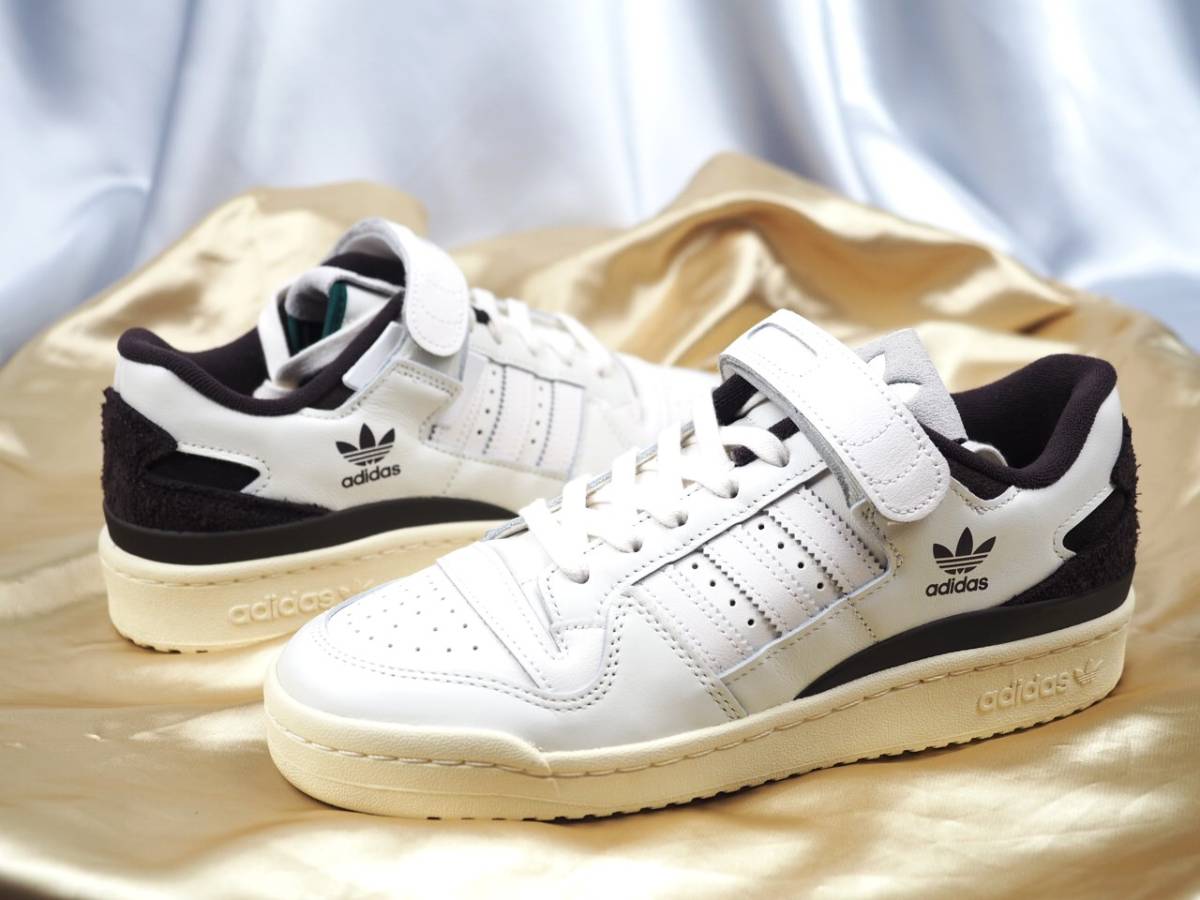 送料1040円～◆新品◆定価13200円◆adidas Originals◆アディダスオリジナルス◆FORUM 84 LOW◆レザー×スエード◆白×こげ茶◆26.5㎝_画像3